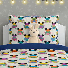 Klein kikkerpatroon op roomwit