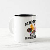 Klein kind Bederf Oma Tweekleurige Koffiemok (Voorkant links)