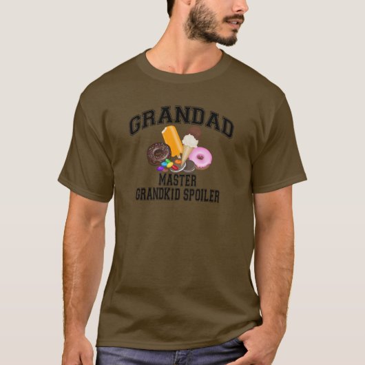 Klein kind bederft opa t-shirt (Voorkant)