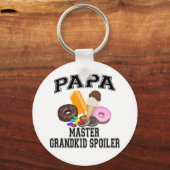 Klein kind Bederft Papa Sleutelhanger (Voorkant)