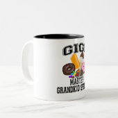Klein kind bederver Gigi Tweekleurige Koffiemok (Voorkant links)
