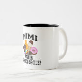 Klein kind bederver Mimi Tweekleurige Koffiemok (Voorkant rechts)