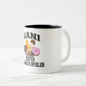 Klein kind Bederver Nani Tweekleurige Koffiemok (Voorkant rechts)