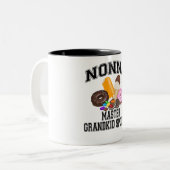 Klein kind Bederver Nonna Tweekleurige Koffiemok (Voorkant links)
