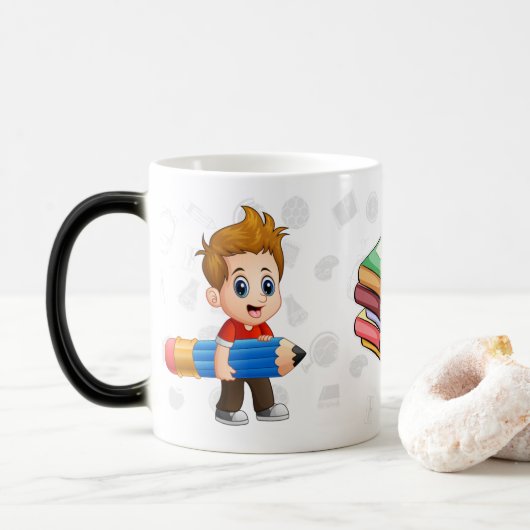 Klein Kind, boeken | Terug naar school Magische Mok (Met donut)