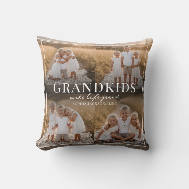 Klein-kinderen maken het leven grand Geschenk voor Kussen (Voorkant)