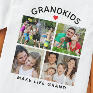 Klein kinderen maken het leven grand Ouderopa 4 fo T-shirt