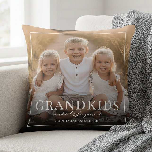 Klein-kinderen maken het leven grandioos - cadeau  kussen (Creator heeft geüpload)