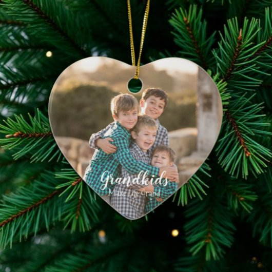 Klein kinderen maken het leven grandioos keramisch ornament