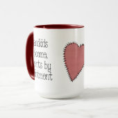 Klein Kinderen Welkom Koffiemok Mok (Voorkant links)