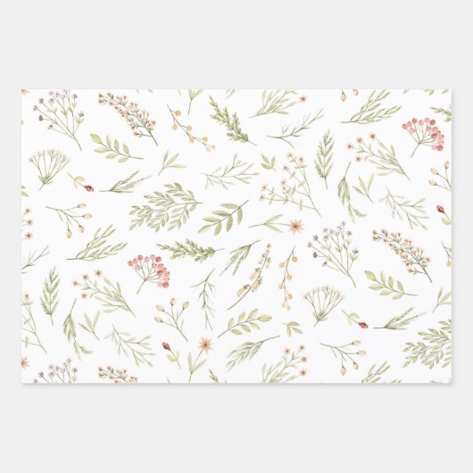 Klein, klein afdrukpapier inpakpapier vel (Voorkant 2)