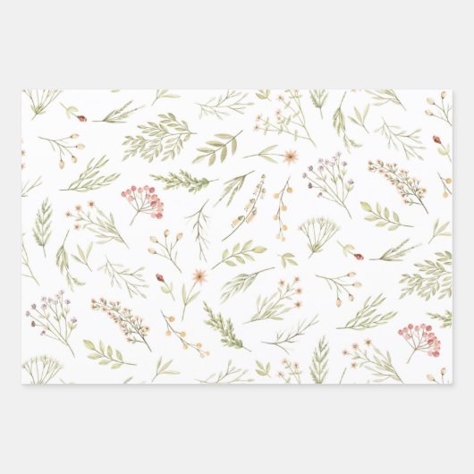 Klein, klein afdrukpapier inpakpapier vel (Voorkant)