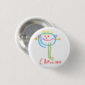 Klein knop 1 ronde button 3,2 cm (Voorkant /achterkant)