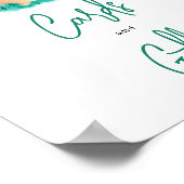 Klein knuffel Konijn - kaarten en cadeaus Poster (Hoek)