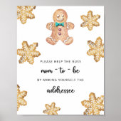 Klein koekje - Help de Bezige Moeder-to-Be Poster (Voorkant)