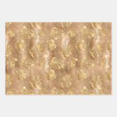 Klein koper Gold Glam Animal Print Inpakpapier Vel (Voorkant)
