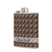 Klein koper heupfles (Links)