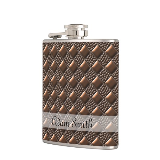 Klein koper heupfles (Links)