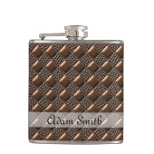 Klein koper heupfles (Voorkant)