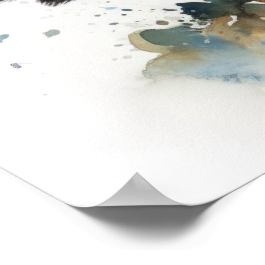 Klein Kopervlinder Art Print Poster (Hoek)