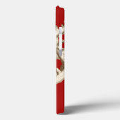 Klein koraal in rood Case-Mate iPhone case (Achterkant / Links)