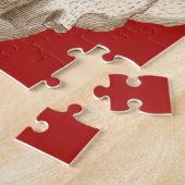 Klein koraal in rood legpuzzel (Zijkant)