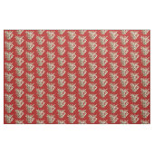 Klein koraal in rood stof (Yard (91,4 cm))