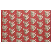 Klein koraal in rood stof (Fat Quarter)