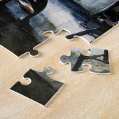 Klein lab in machine-winkel legpuzzel (Zijkant)