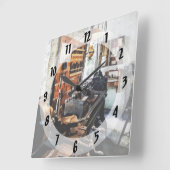 Klein lab in machine-winkel vierkante klok (Hoek)