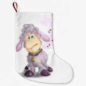 Klein Lam met Bell Kerstmis Kous Kleine Kerstsok (Voorkant)