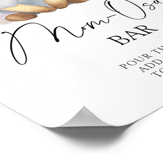 Klein lam - Mon-osa bar Poster (Hoek)