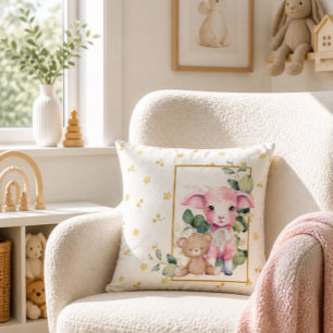Klein Lam Roze Baby Shower- of Babykamerdecorati Kussen