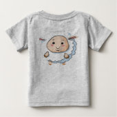 Klein Lammetje Baby T-Shirt (Achterkant)