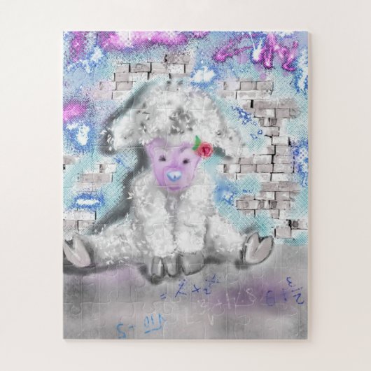 Klein lampje Puzzle Painting Legpuzzel (Verticaal)