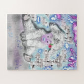 Klein lampje Puzzle Painting Legpuzzel (Horizontaal)