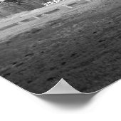 Klein-landenkerk in zwart-wit poster (Hoek)