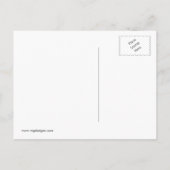 Klein leder Graduation party Uitnodiging Briefkaart (Achterkant)