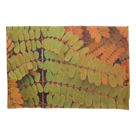 Klein lederen patroon kussensloop (Voorkant-Links)