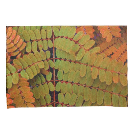 Klein lederen patroon kussensloop (Voorkant-Rechts)