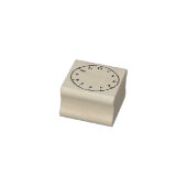Klein leeg klokgezicht rubberstempel (Stempel)