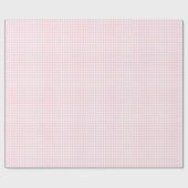 Klein lichtroze en witte geluidshinder cadeaupapier (Vlak)