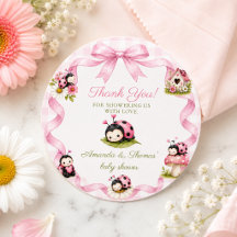 Klein liefdeskever meisje babyshower