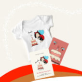 Klein lieveheersbeestje met cake romper