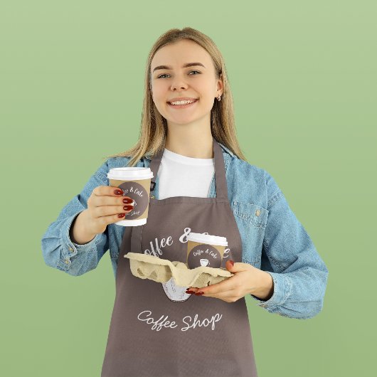 Klein Logo van Koffiezaak Cottage Schort