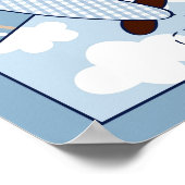 Klein luchtvaartvliegtuig — Nursery Wall Art afdru Poster (Hoek)