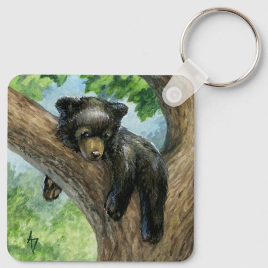 Klein lui Beer Sleutelhanger (Achterkant)