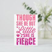 Klein, maar bruin briefkaart (Staand voorkant)