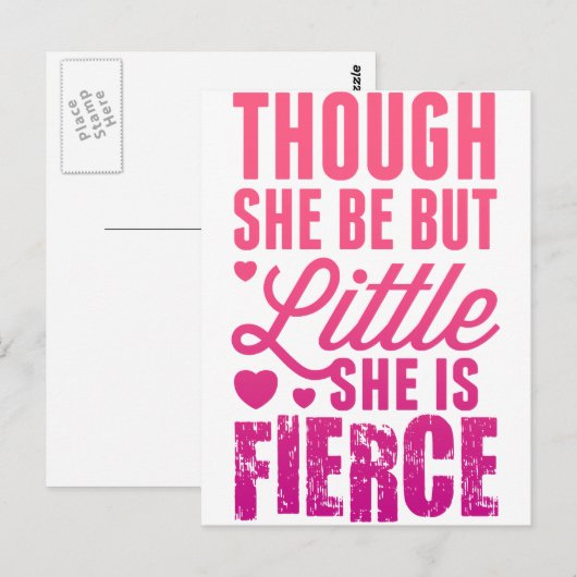 Klein, maar bruin briefkaart (Voorkant / Achterkant)