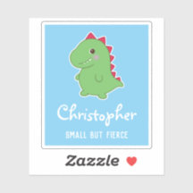 Klein maar fel | Grappig Schattige Dino T-Rex Blau